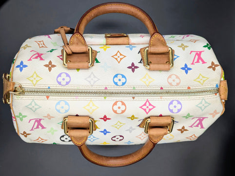Sac Louis Vuitton speedy 30 multicolore vintage