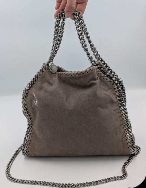 Sac Stella McCartney Falabella Mini gris Tortura vue de face