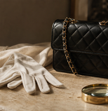 Bannière éditoriale pour les sacs Chanel vintage