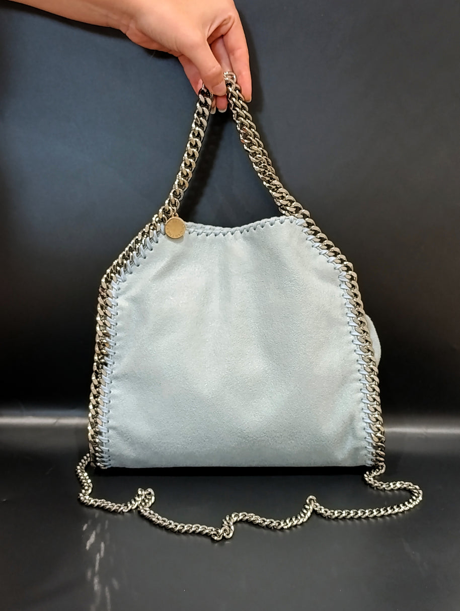 Sac Stella McCartney Falabella mini bleu ciel