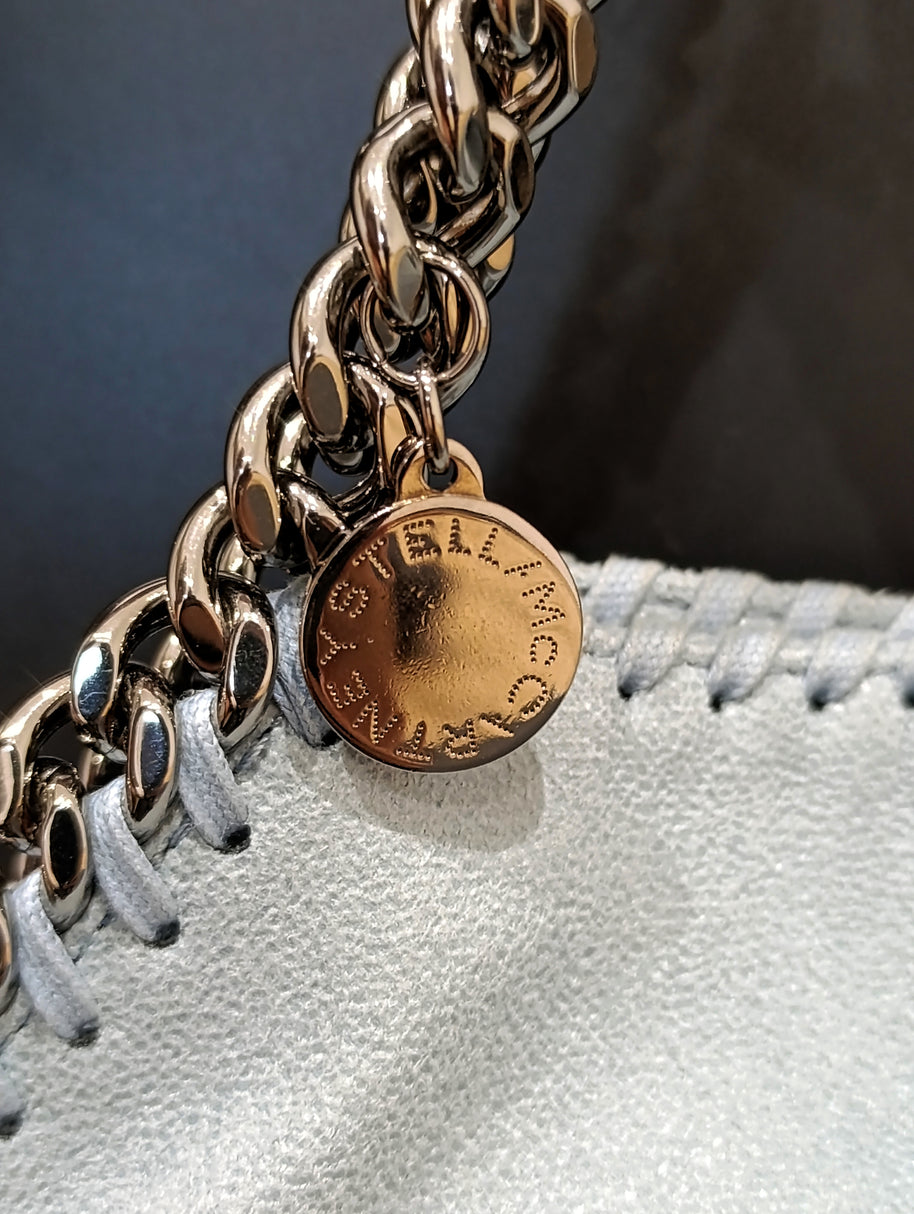Sac Stella McCartney Falabella mini bleu ciel