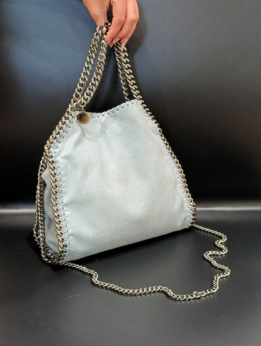 Sac Stella McCartney Falabella mini bleu ciel