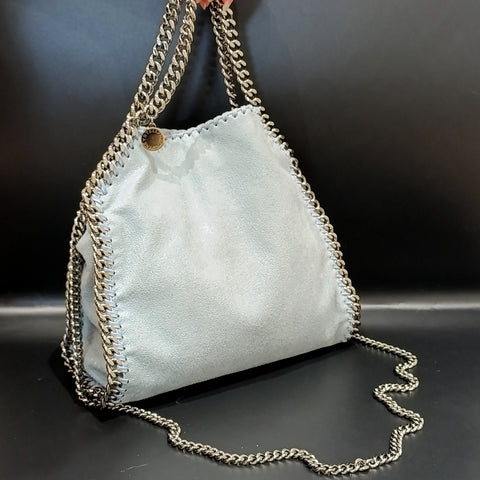 Sac Stella McCartney Falabella mini bleu ciel