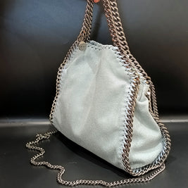 Sac Stella McCartney Falabella mini bleu ciel