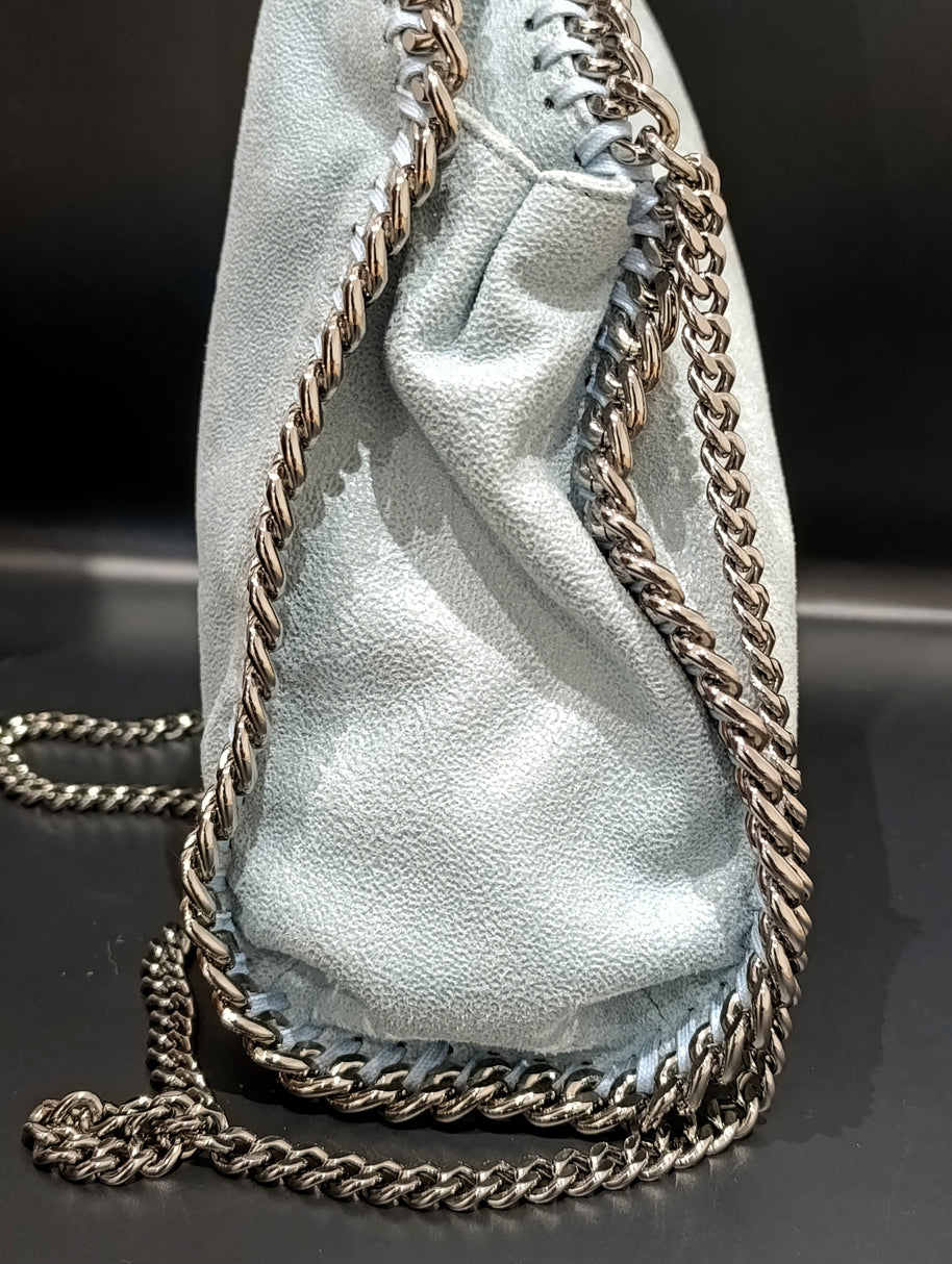 Sac Stella McCartney Falabella mini bleu ciel