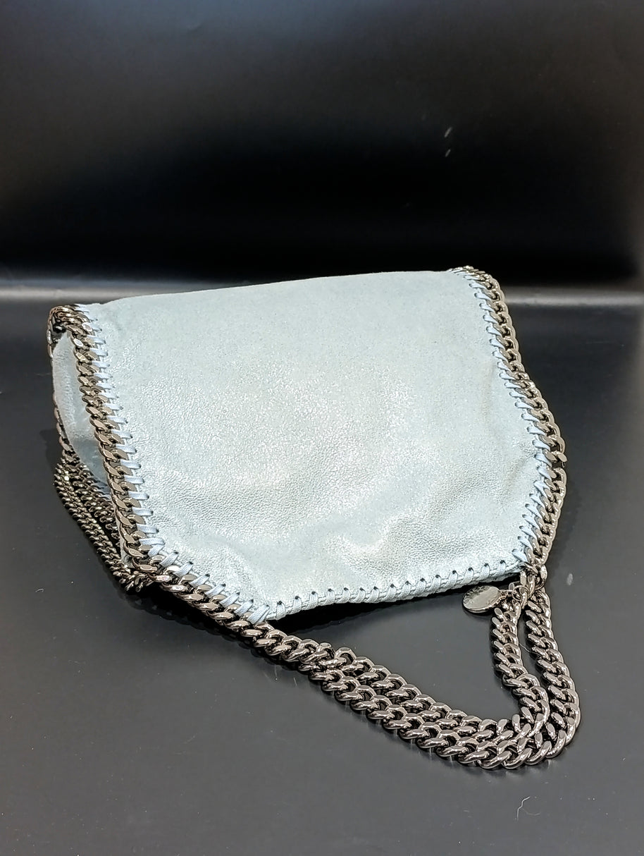 Sac Stella McCartney Falabella mini bleu ciel
