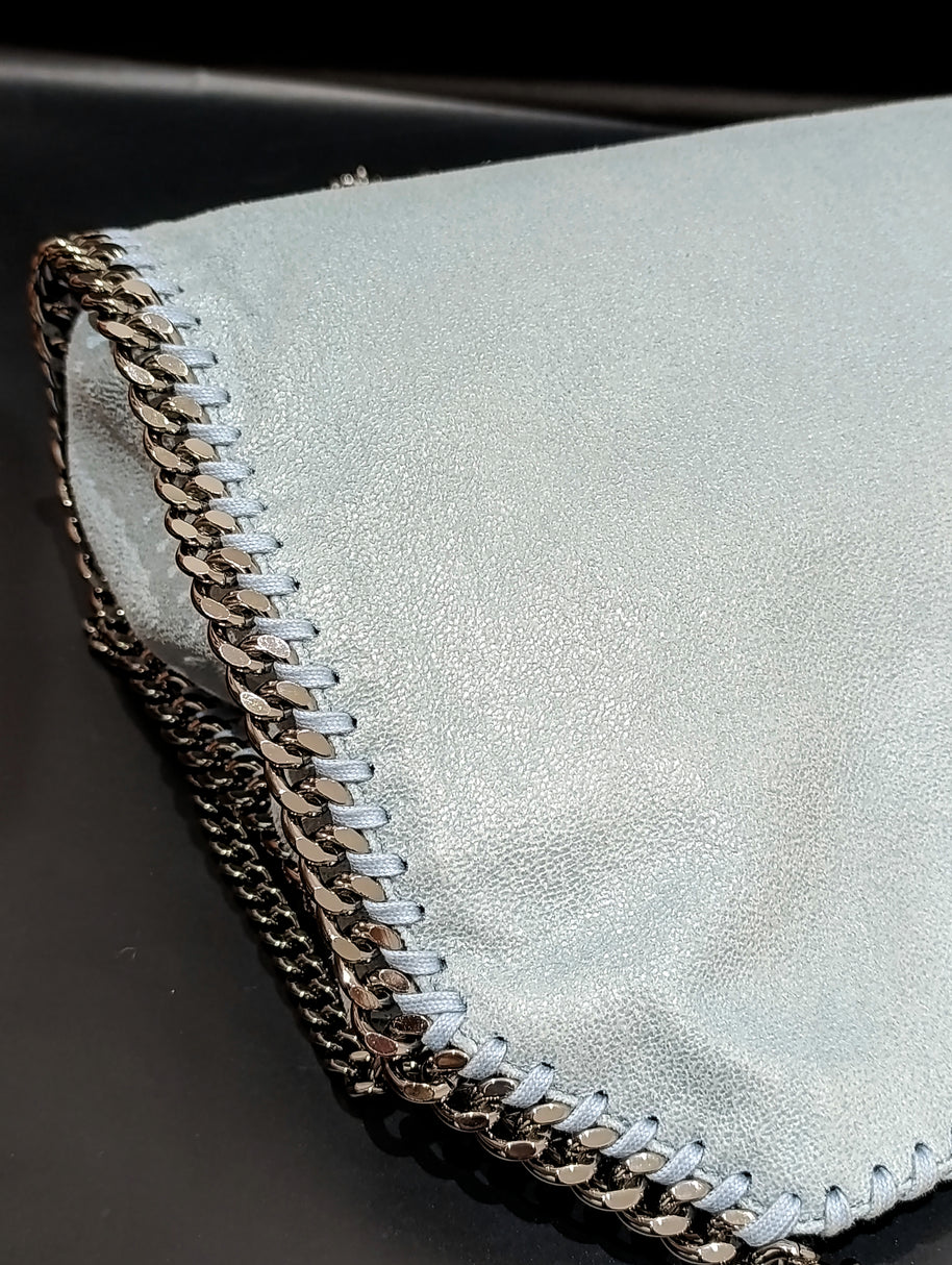 Sac Stella McCartney Falabella mini bleu ciel
