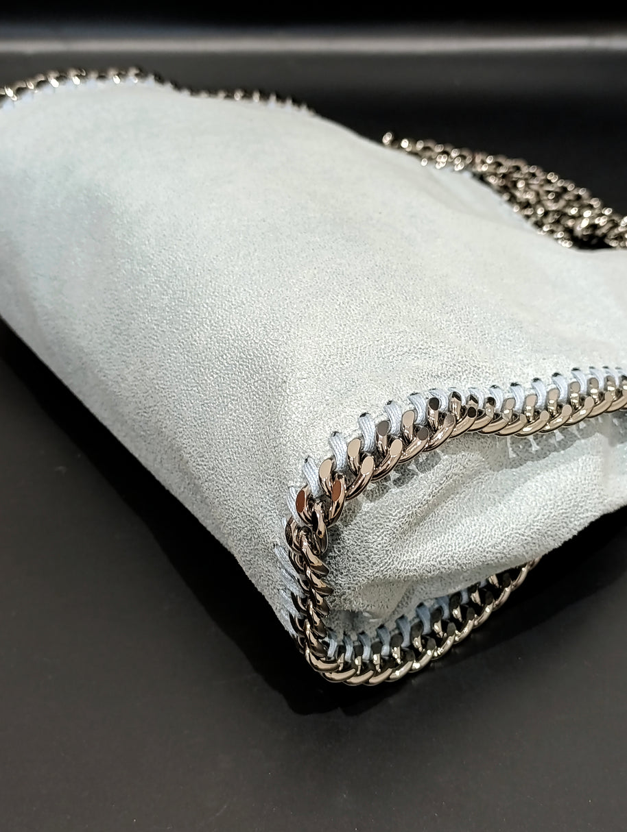 Sac Stella McCartney Falabella mini bleu ciel