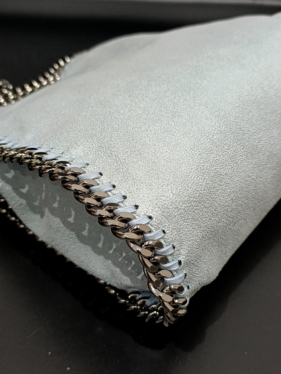 Sac Stella McCartney Falabella mini bleu ciel