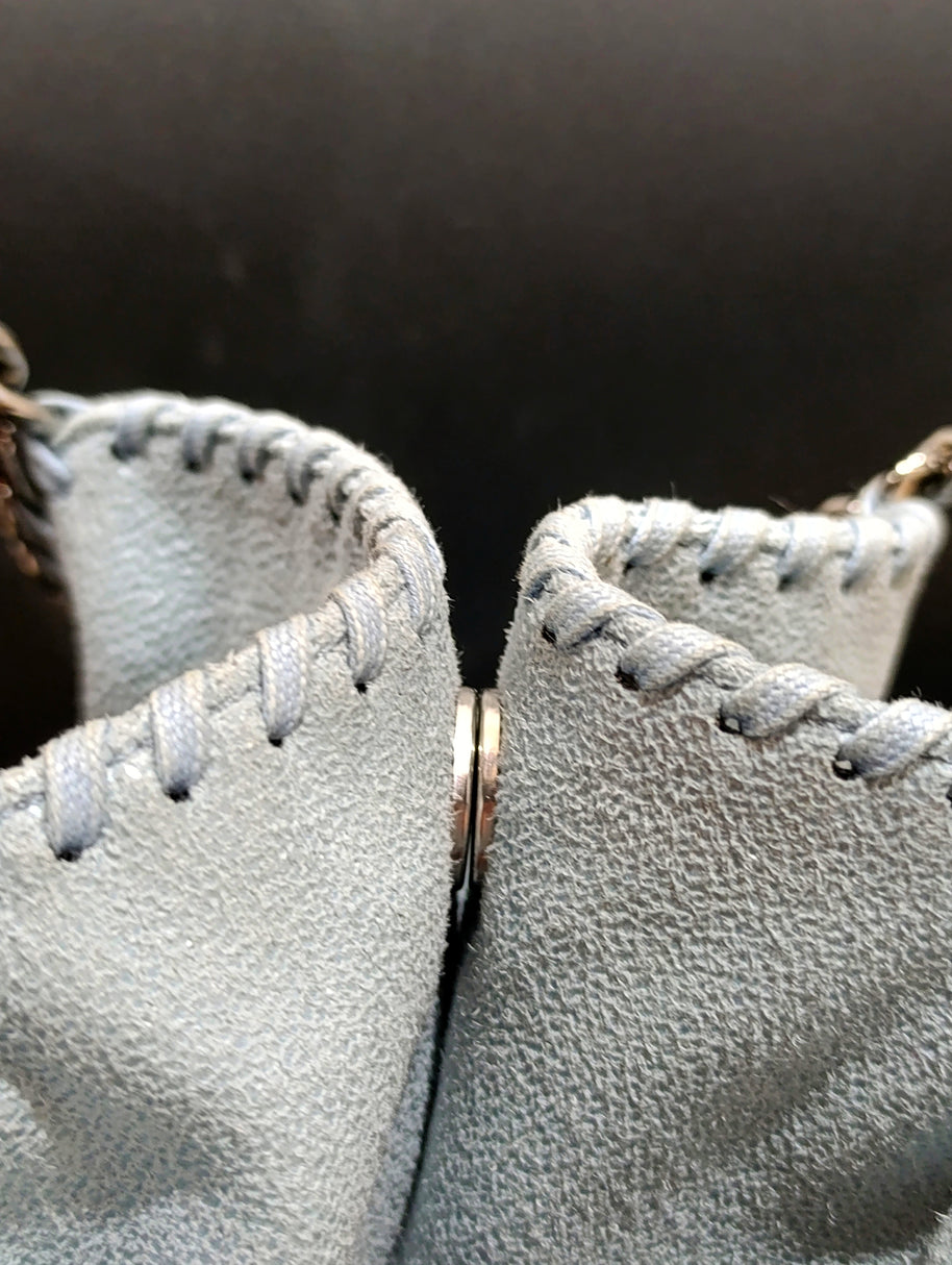 Sac Stella McCartney Falabella mini bleu ciel