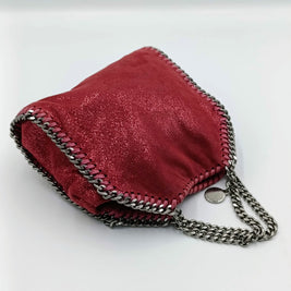 Falabella Tiny rose pailletée détail référence et étiquette