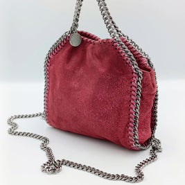 Stella McCartney Falabella Tiny détail toile pailletée rose