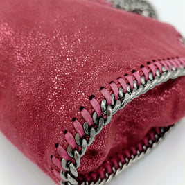 Stella McCartney Falabella Tiny rose détail poignée et anneaux