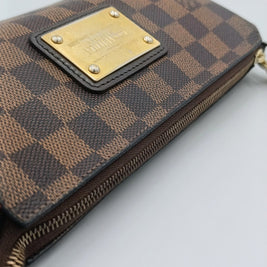 Sac Louis Vuitton Eva — Toile Damier Ébène, Vintage, Bijouterie Dorée