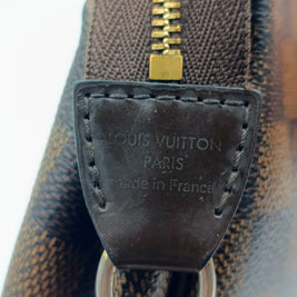 Sac Louis Vuitton Eva — Toile Damier Ébène, Vintage, Bijouterie Dorée