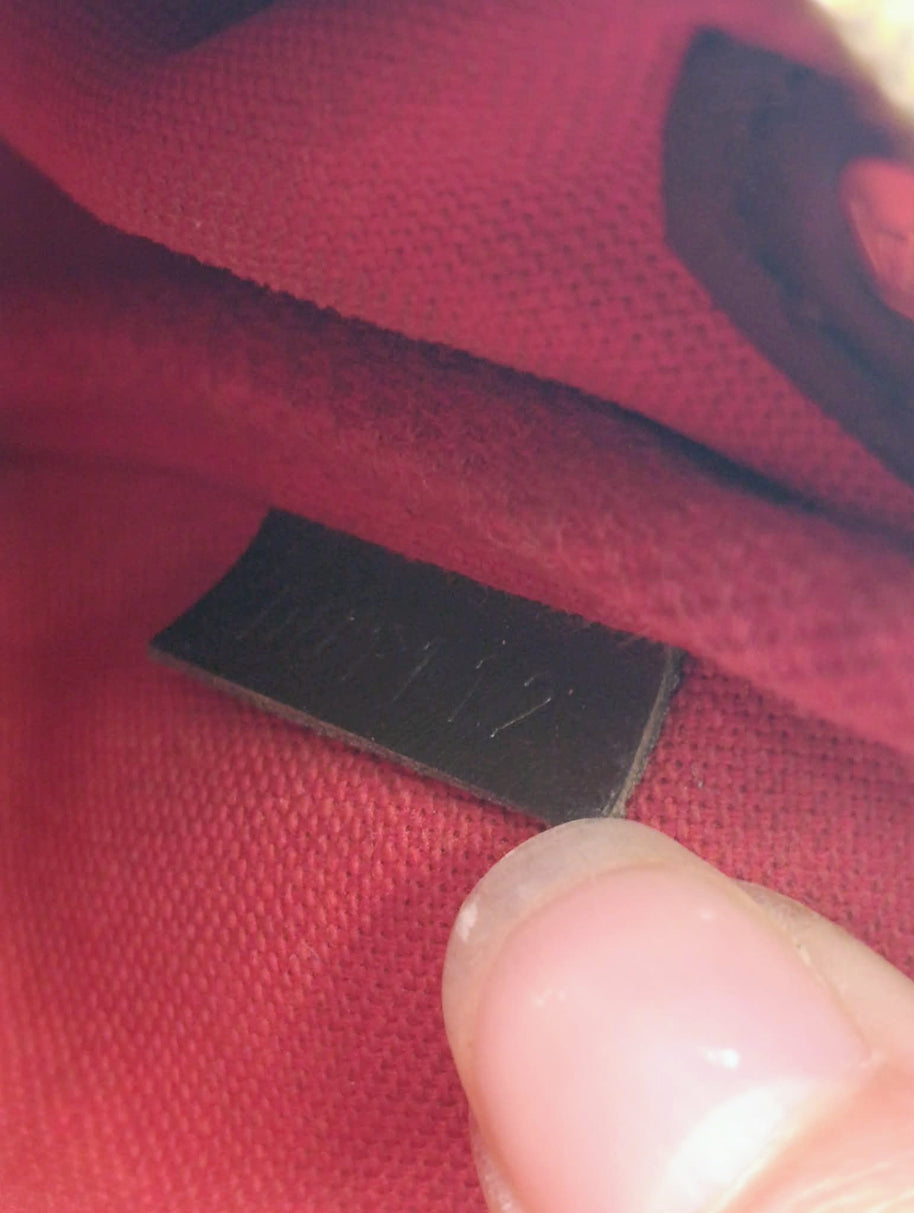 Sac Louis Vuitton Eva — Toile Damier Ébène, Vintage, Bijouterie Dorée
