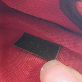 Sac Louis Vuitton Eva — Toile Damier Ébène, Vintage, Bijouterie Dorée