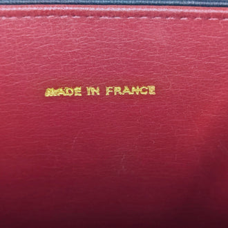 Détail de l’état du cuir Chanel Timeless vintage