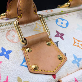 Coins du sac Louis Vuitton multicolore Speedy