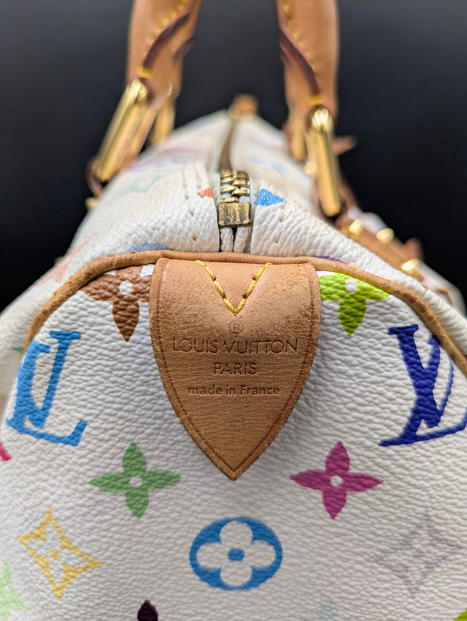 Intérieur du Speedy 30 Louis Vuitton x Takashi Murakami