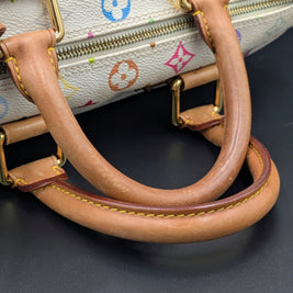 Vue arrière du sac Louis Vuitton Speedy multicolore