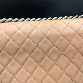 Accessoires full set du sac Chanel Boy large beige rosé