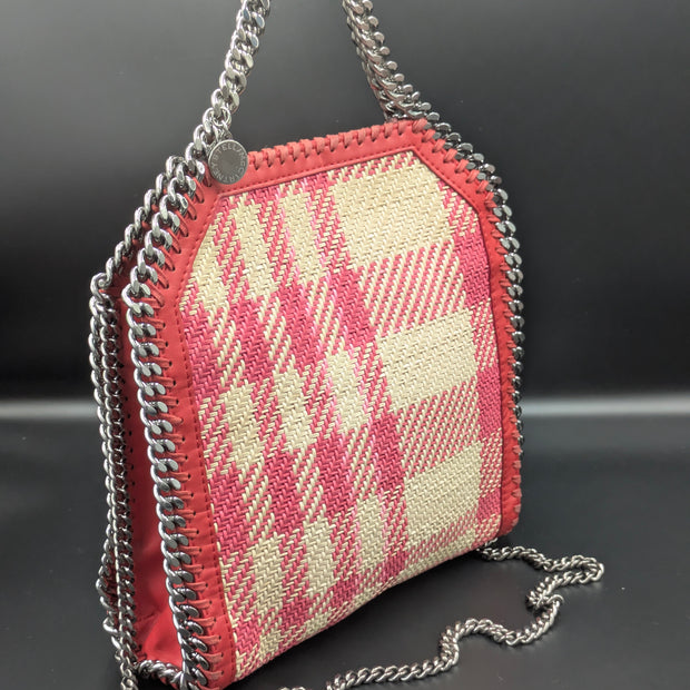 Falabella mini édition limitée rouge rose beige aperçu de face