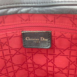 Sac Lady Dior Large — Cuir Agneau Noir Matelassé, Vintage, Breloques Dorées