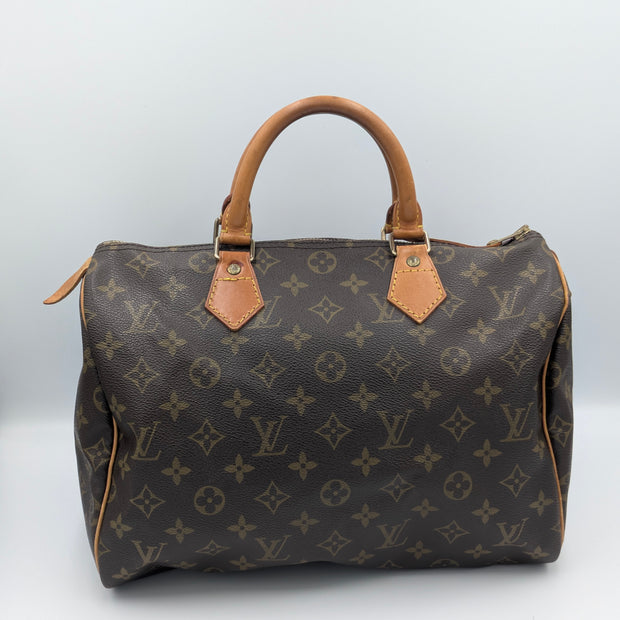 Louis Vuitton Speedy 30 Monogram vintage vue de face