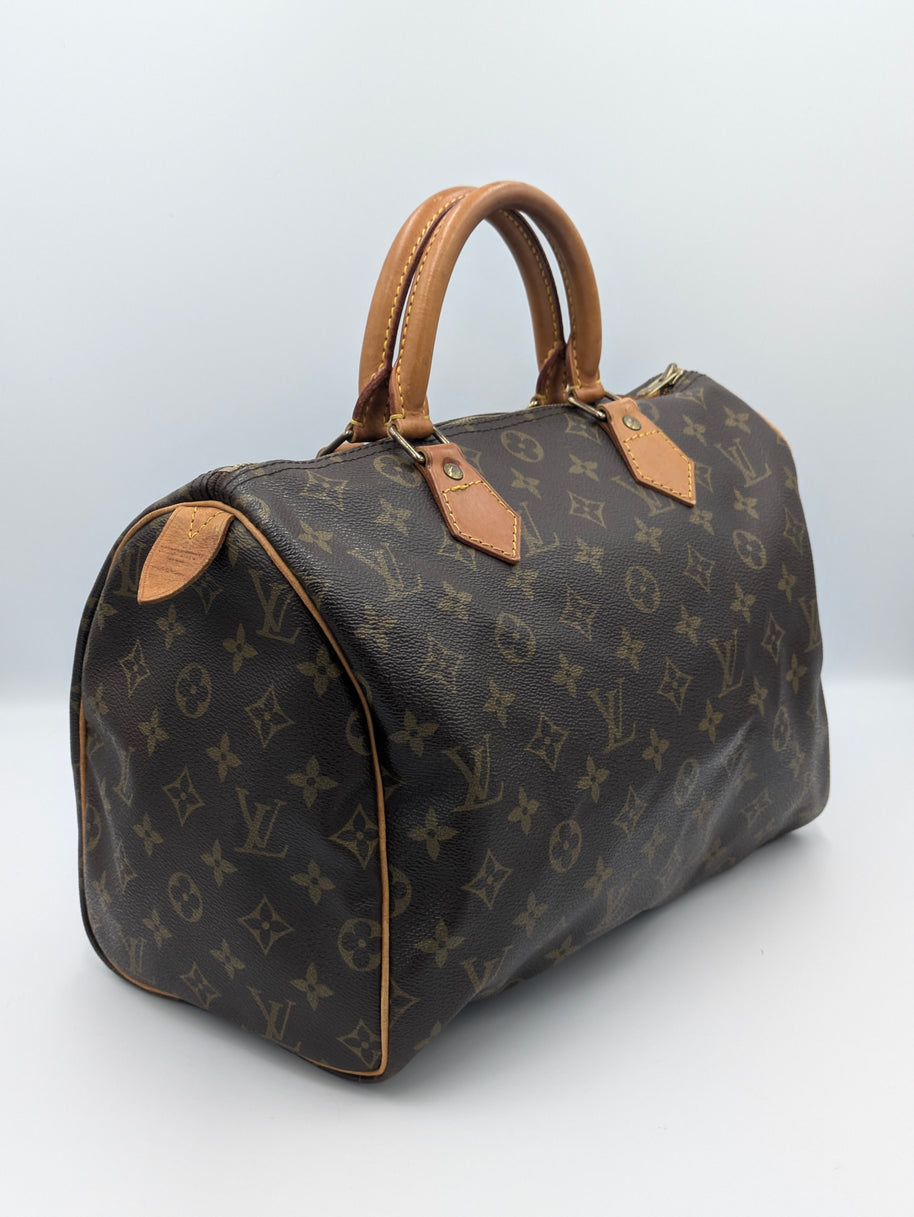 Sac Louis Vuitton Speedy 30 en toile monogram vintage