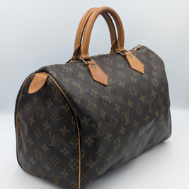 Sac Louis Vuitton Speedy 30 en toile monogram vintage