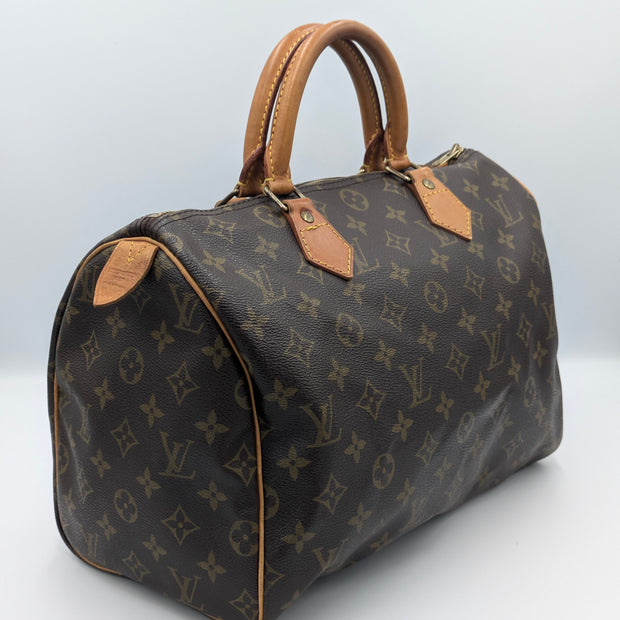 Sac Louis Vuitton Speedy 30 en toile monogram vintage