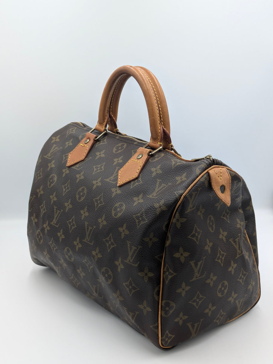Détails du Louis Vuitton Speedy 30 Monogram vintage