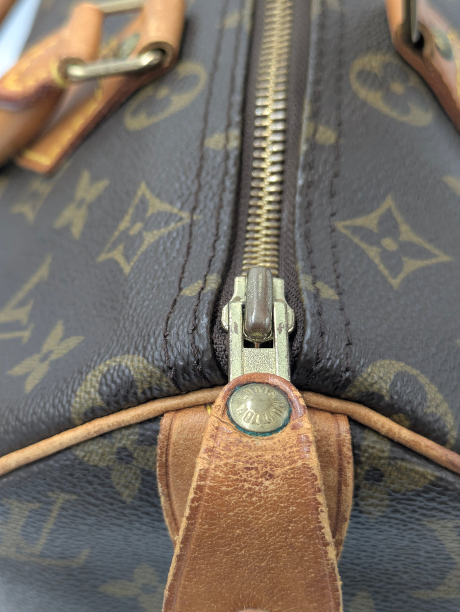 Intérieur du Louis Vuitton Speedy 30 Monogram vintage