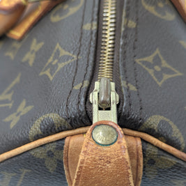 Intérieur du Louis Vuitton Speedy 30 Monogram vintage