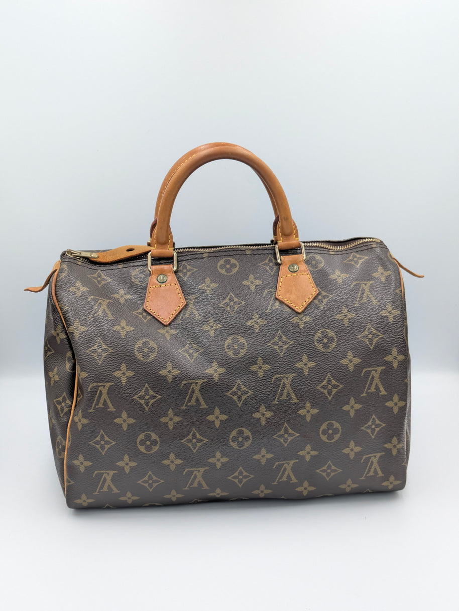Poignées et attaches du Speedy 30 Louis Vuitton vintage