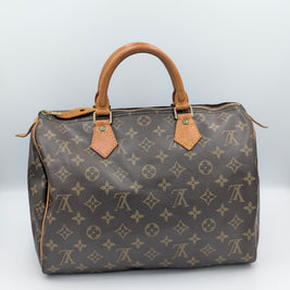 Poignées et attaches du Speedy 30 Louis Vuitton vintage