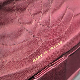 Sac Chanel 2.55 cuir noir et dorure 24k Gold- Génération 70's