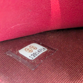 Chanel Wallet On Chain 2.55 cuir verni rouge bordeaux vue générale