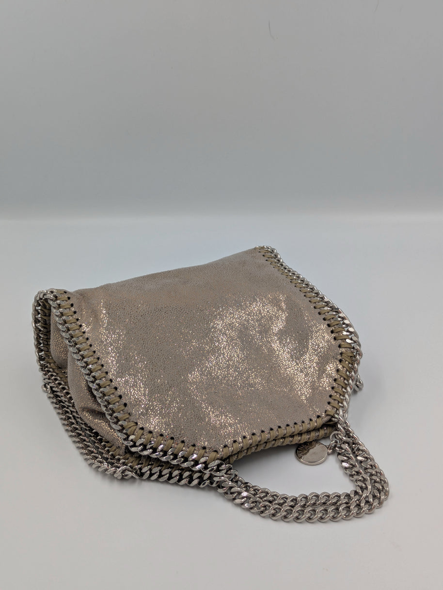 Stella McCartney Falabella Tiny logo plaque métal