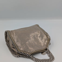 Stella McCartney Falabella Tiny logo plaque métal