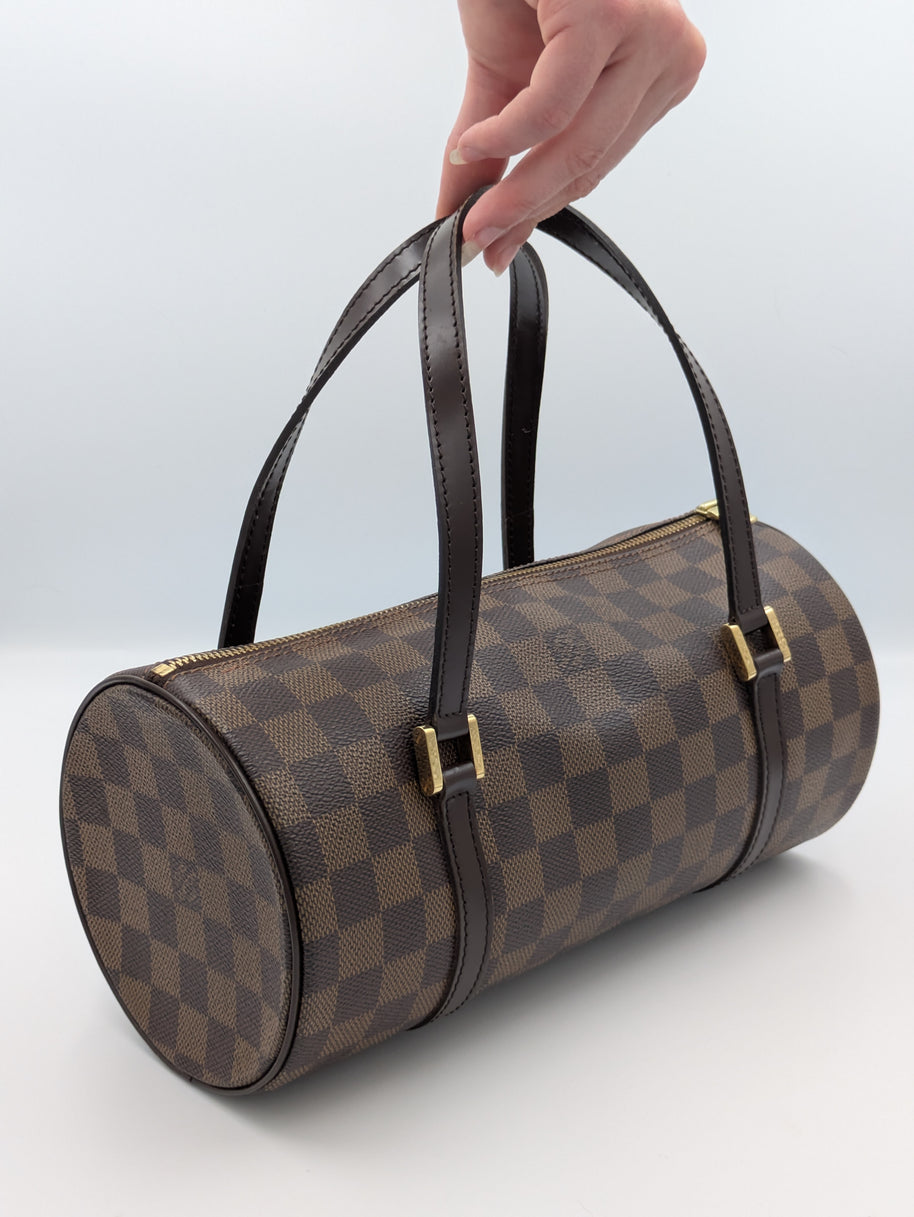 Sac Louis Vuitton Papillon PM Damier vue arrière