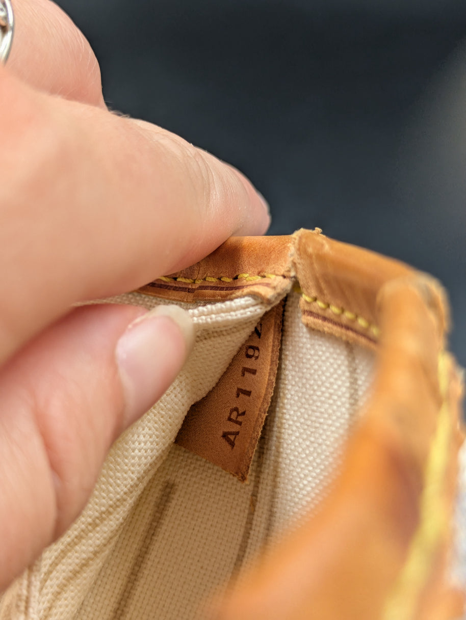 Sac Louis Vuitton Neverfull PM Azur Vintage