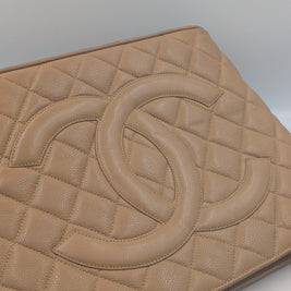 Chanel Médaillon camel détail intérieur et poche