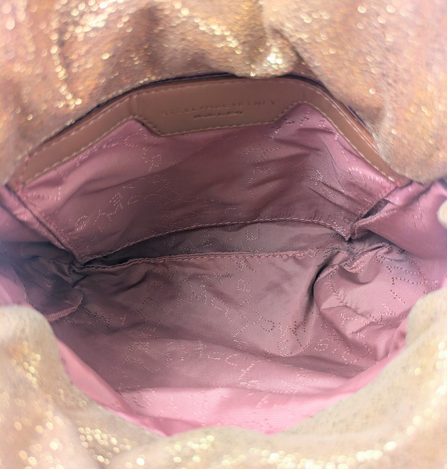 Sac Stella McCartney Falabella Tiny détail coutures et coins