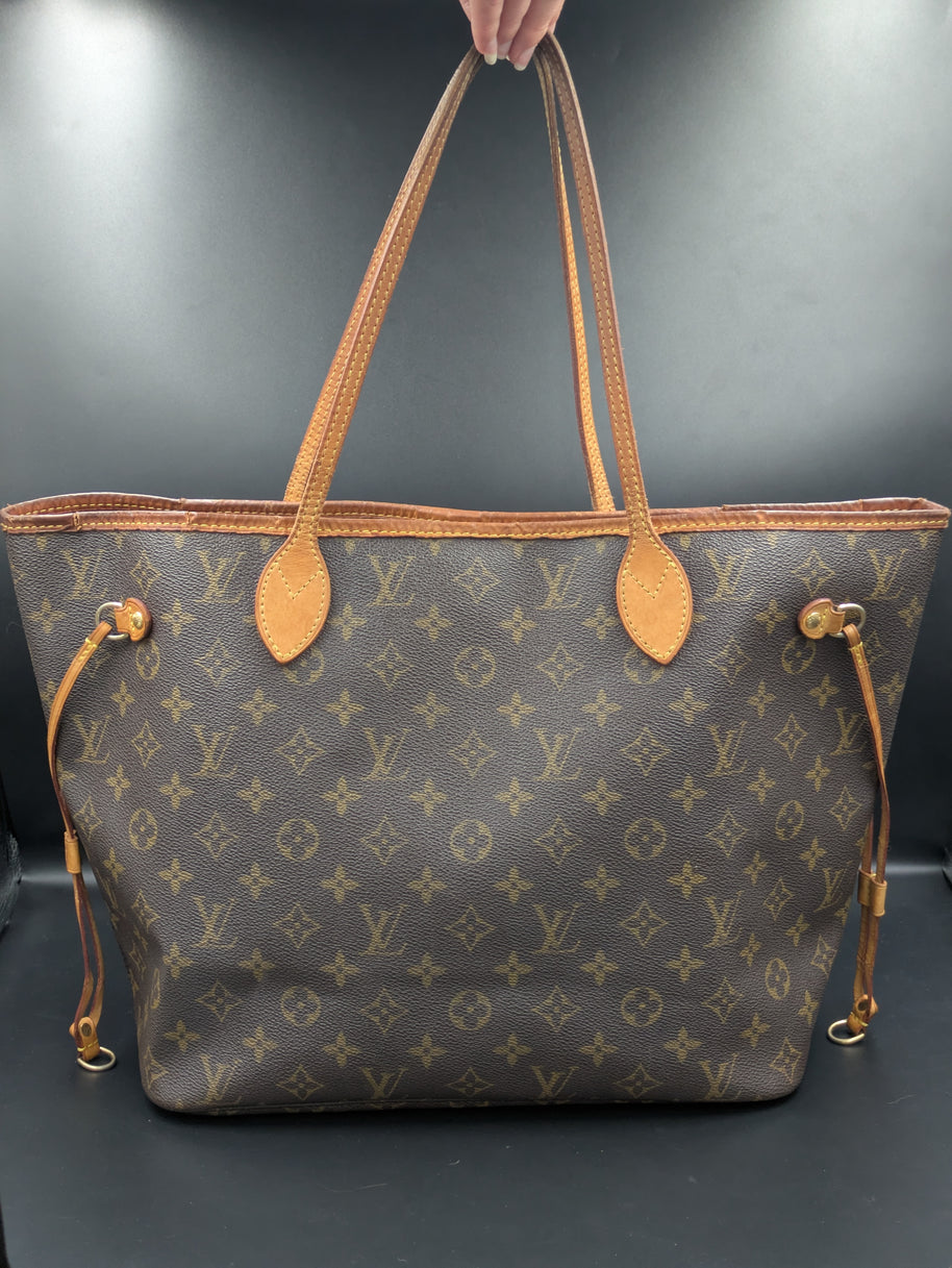 Neverfull MM monogram vue de trois quarts