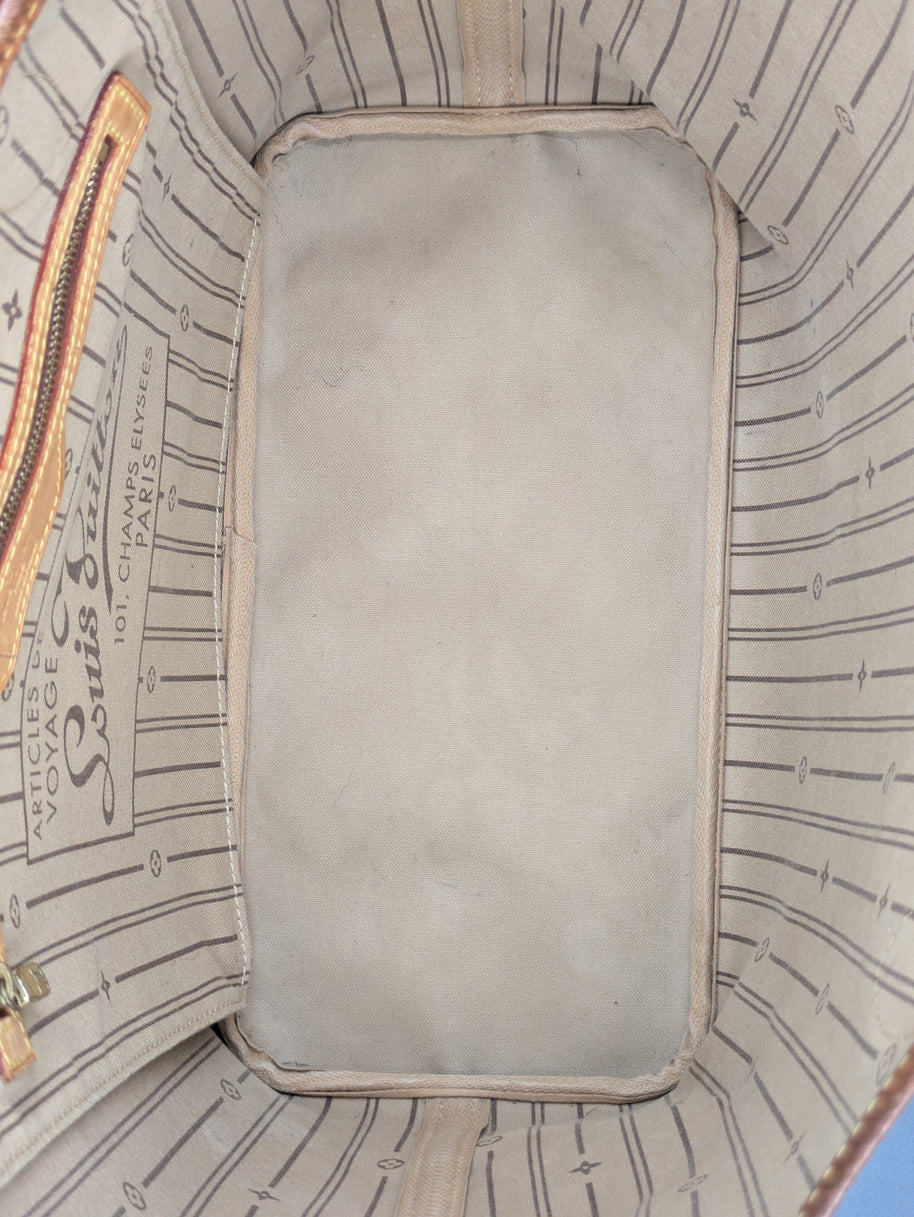 Neverfull MM monogram détail bords supérieurs
