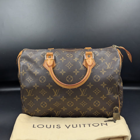Speedy 30 Louis Vuitton monogram vintage avec son dust bag – photo 1