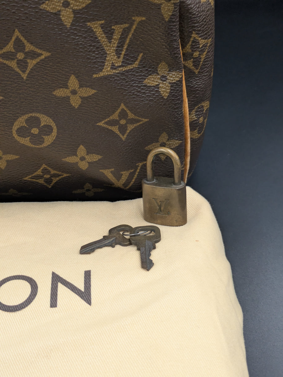 Speedy 30 Louis Vuitton monogram vintage avec son dust bag – photo 2