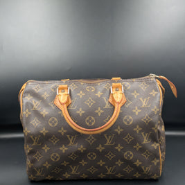 Speedy 30 Louis Vuitton monogram vintage avec son dust bag – photo 3